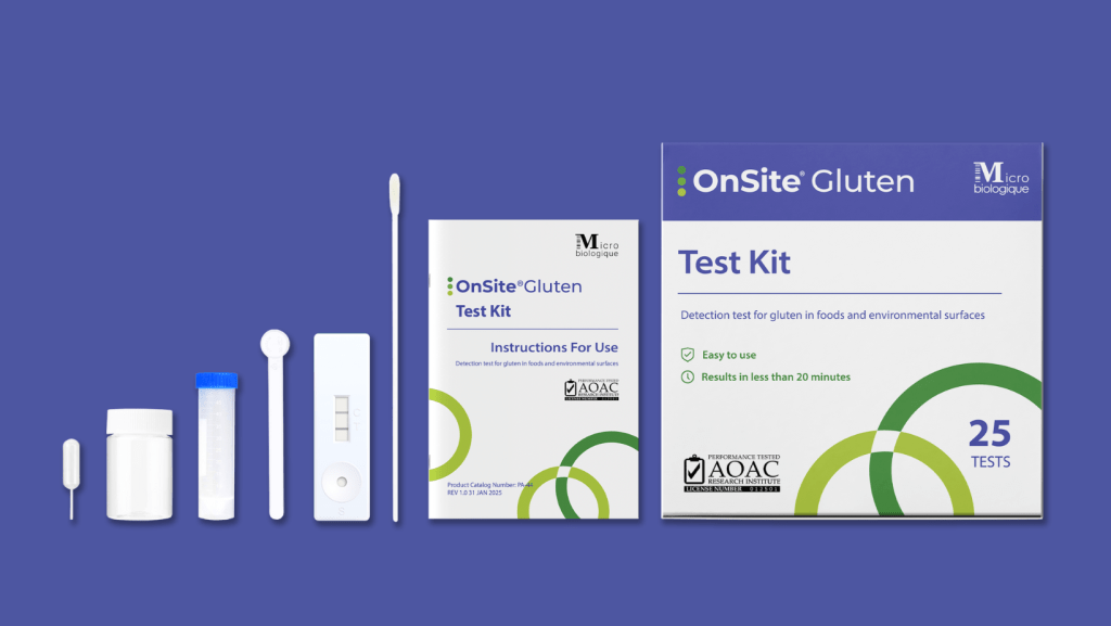 Gluten Test Kit items.