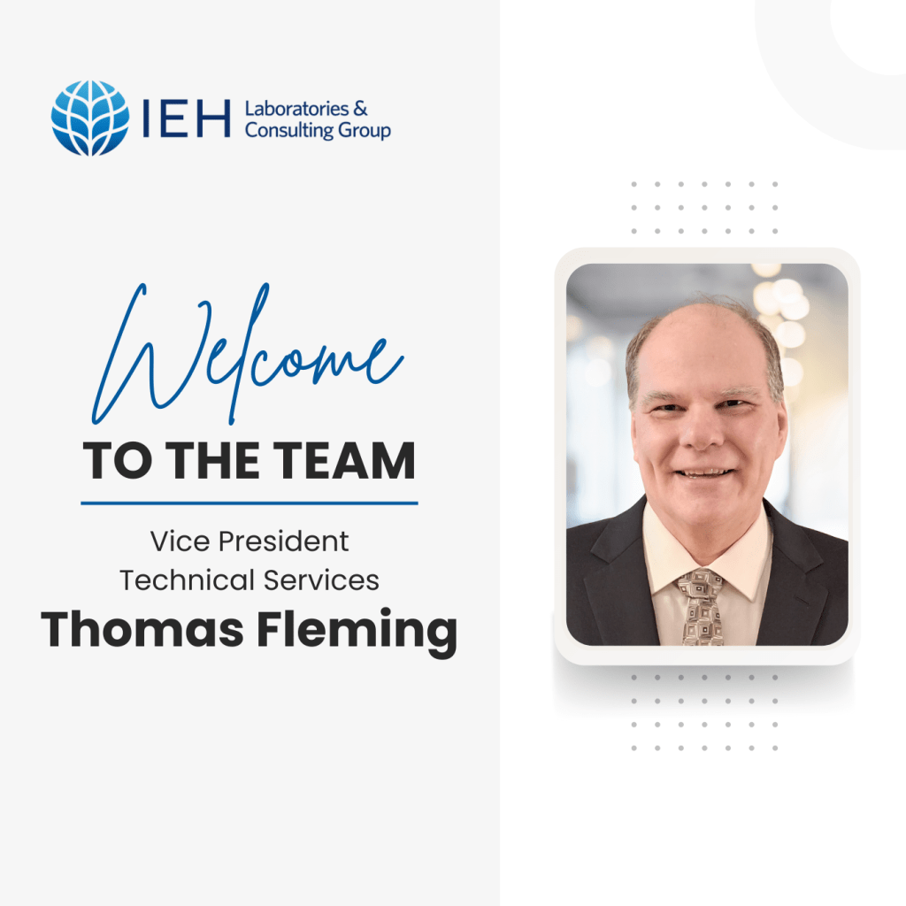 IEH welcomes Thomas Fleming announcement.