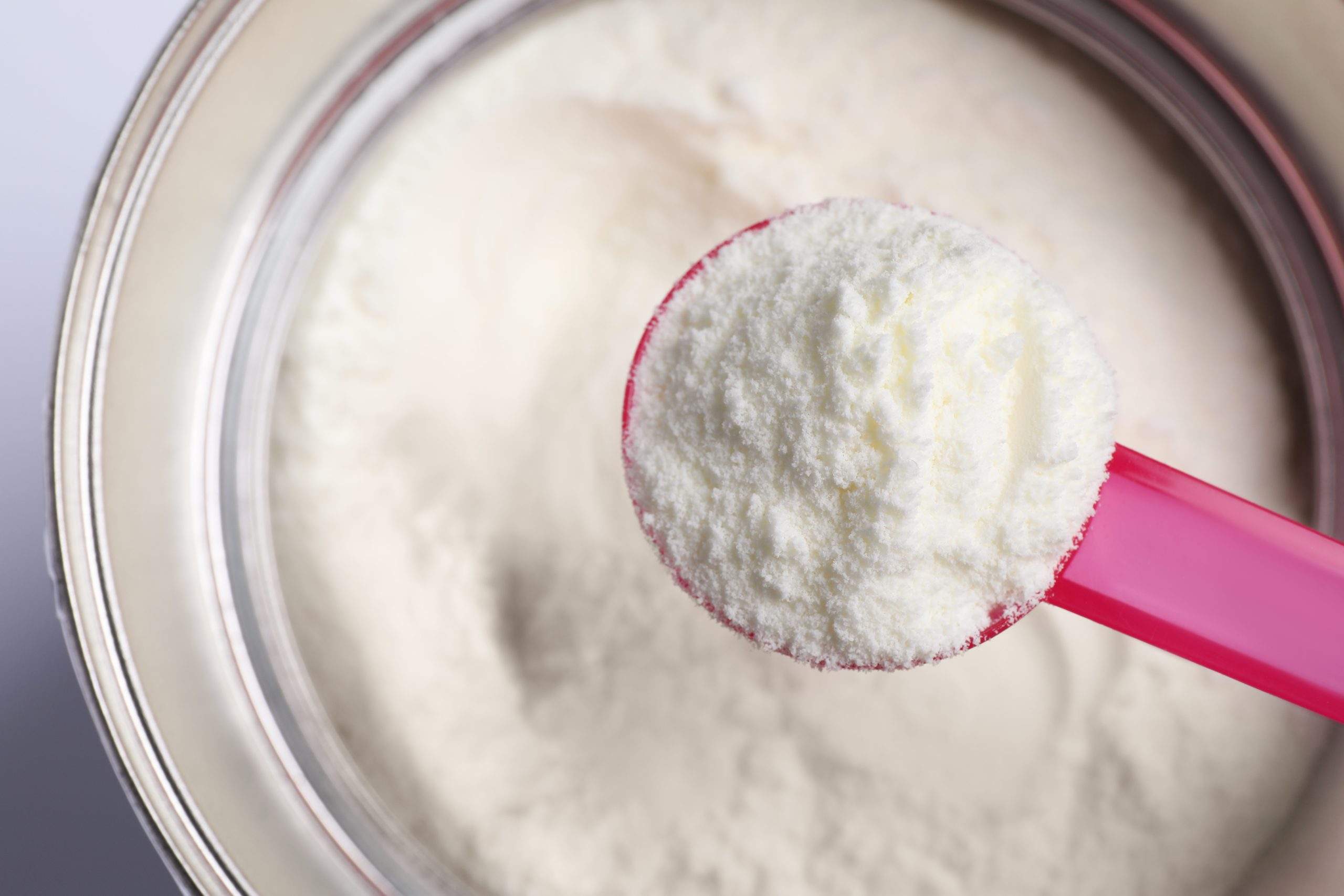 Baby formula powder.