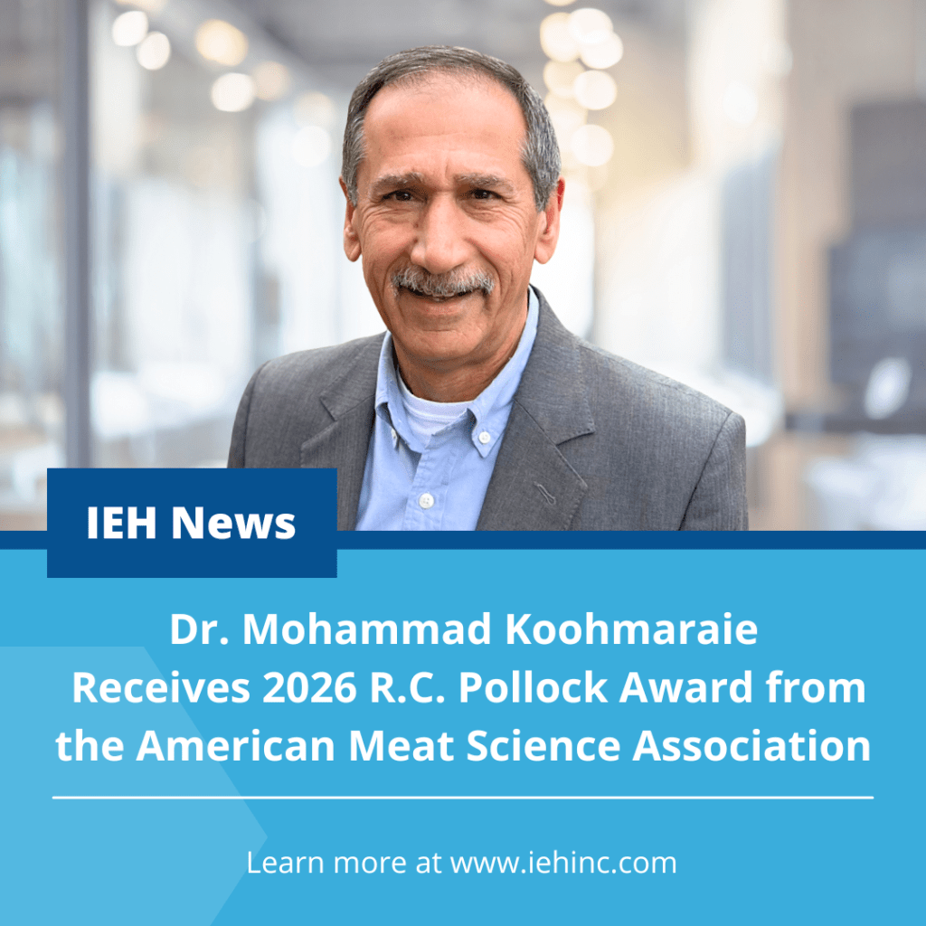 Announcement for Dr. Mohammad Koohmaraie Receives 2026 R.C. Pollock Award